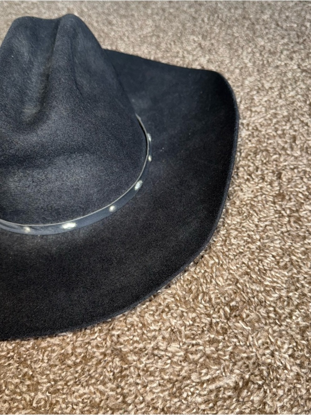 Black Stallion by Stetson Cowboy Hat Sz XX - Picture 3 of 16